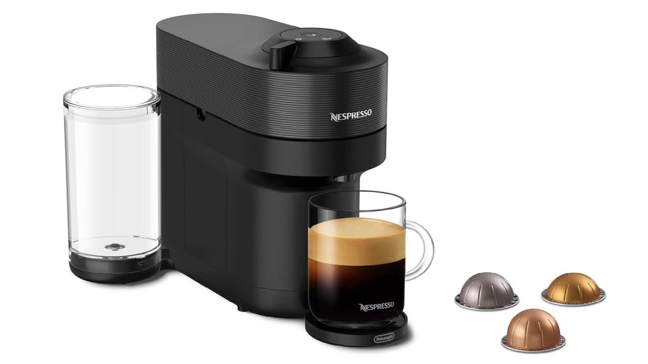 Nespresso Vertuo Next Espresso Machine by DeLonghi with Aeroccino