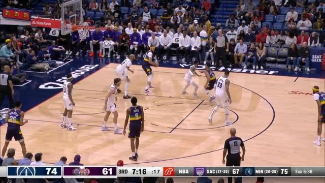 Brandon Ingram with an and one vs the Washington Wizards