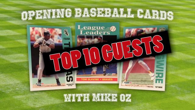 Best guests of 2017 on 25-year-old baseball cards, part 1