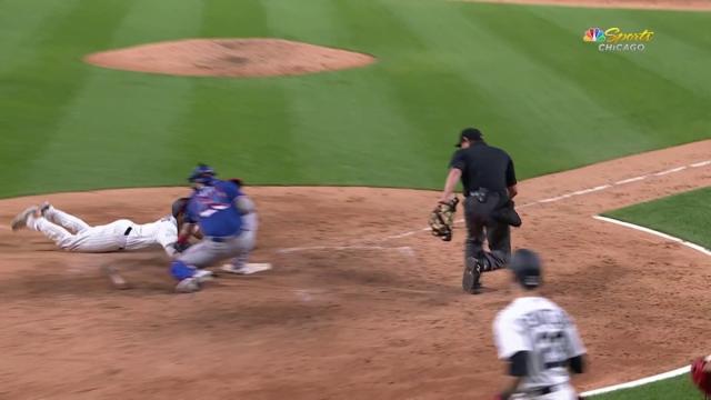 WATCH: White Sox' Elvis Andrus called out at home, overturned on Jonah Heim violation