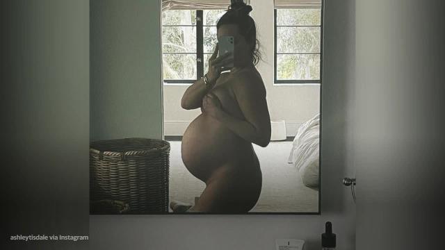 Ashley Tisdale shows love to her pregnant body with naked mirror selfie