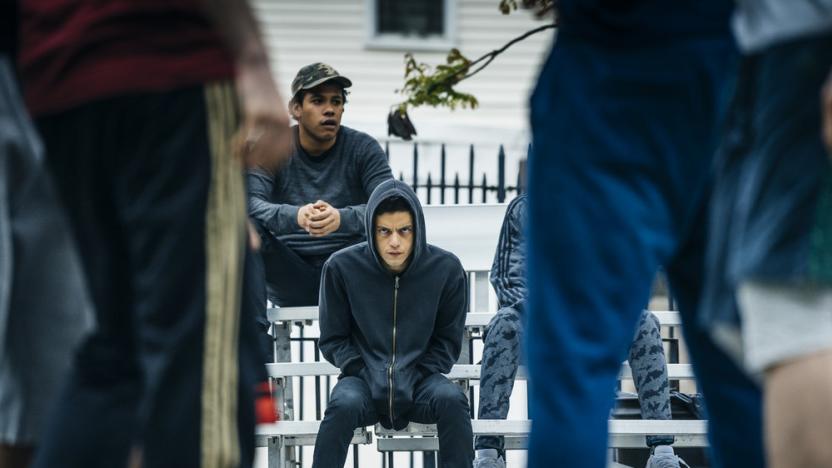 MR. ROBOT -- "eps2.0_unmasking.zip" Pictured: Rami Malek as Eliot Alderson