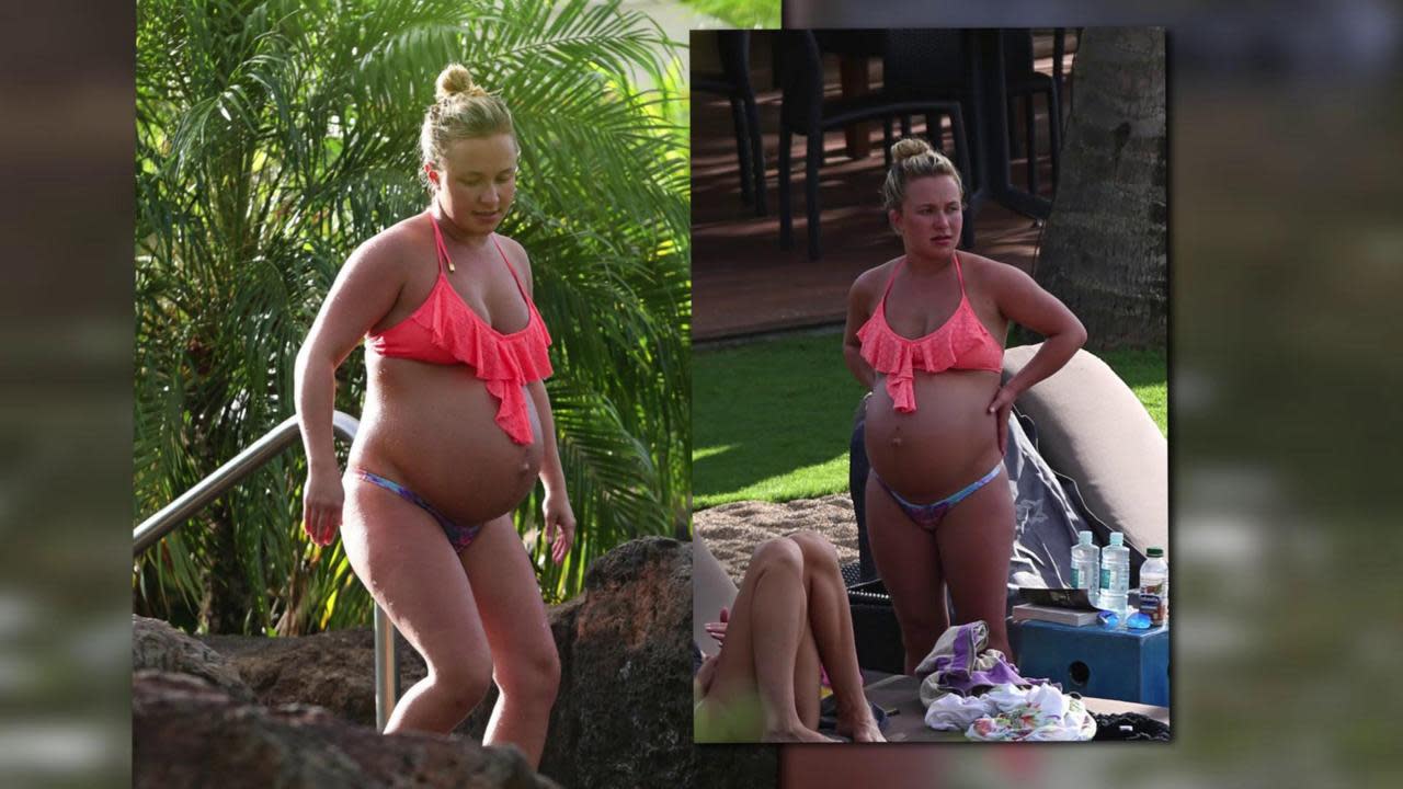 Hayden Panettiere cradles monster 5kg tub of Nutella on holiday (which  packs 27,000 calories)