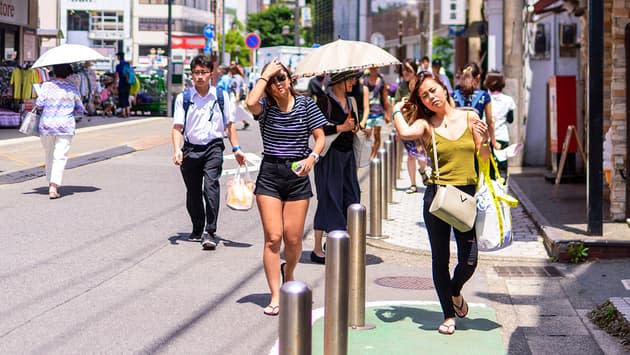 Japón se enfrenta a una ola de calor sin precedentes