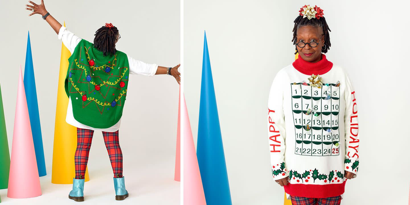 Whoopi Goldberg Is Back With New Quirky Christmas Sweaters at Zappos