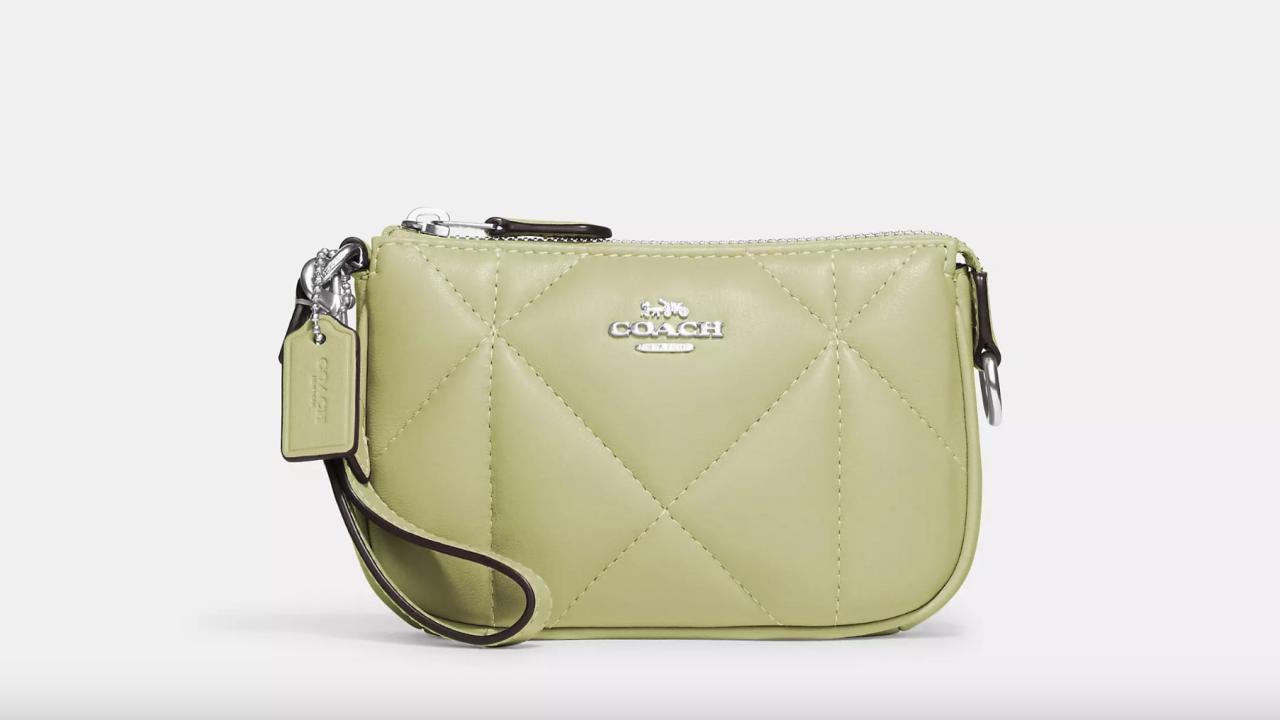 Coach, Bags, Slim Id Card Case With Puffy Diamond Quilting