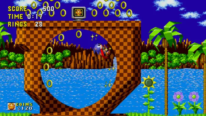 Green Hill Zone in 'Sonic the Hedgehog' remaster