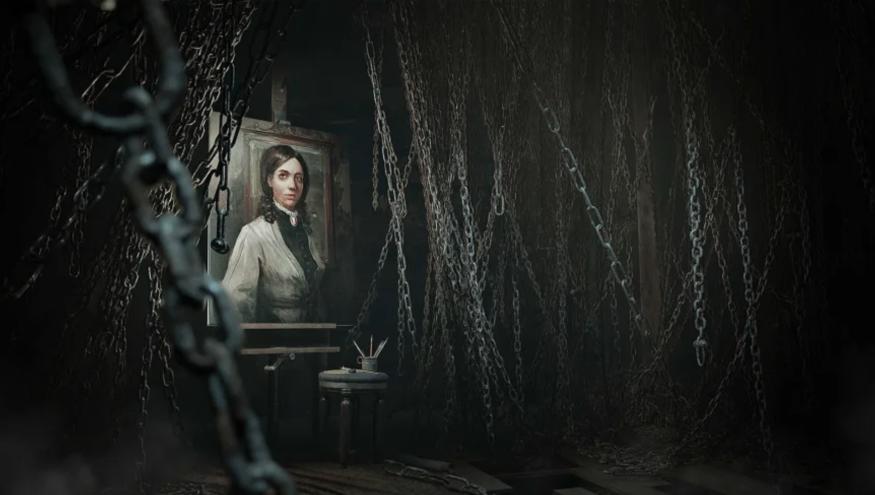 A screenshot from the 'Layers of Fear' demo showing a painting. 