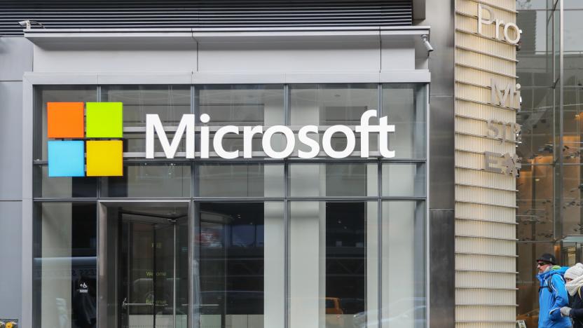 New York November 28 2019: Microsoft store in midtown Manhattan. Microsoft is one of the world’s largest software, hardware and video gaming companies. - Image