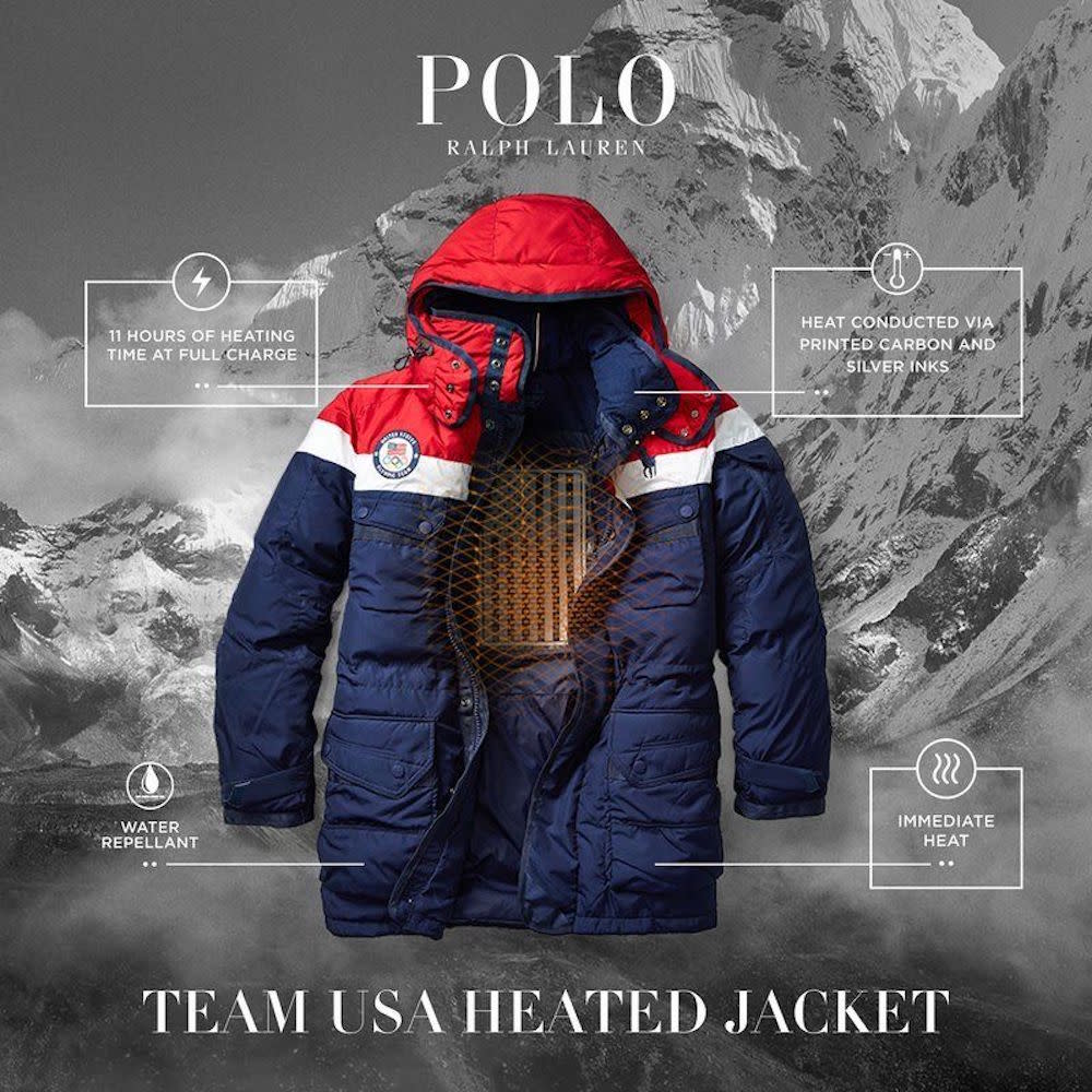 polo heated coat