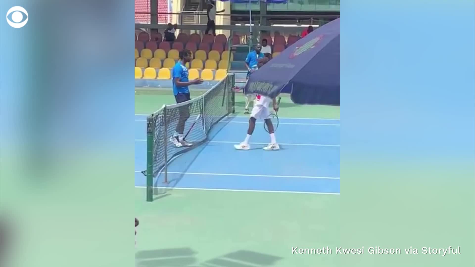 Teen tennis player slaps opponent after loss at tournament in Ghana