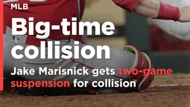 Jake Marisnick gets two-game suspension after home plate collision with Jonathan Lucroy