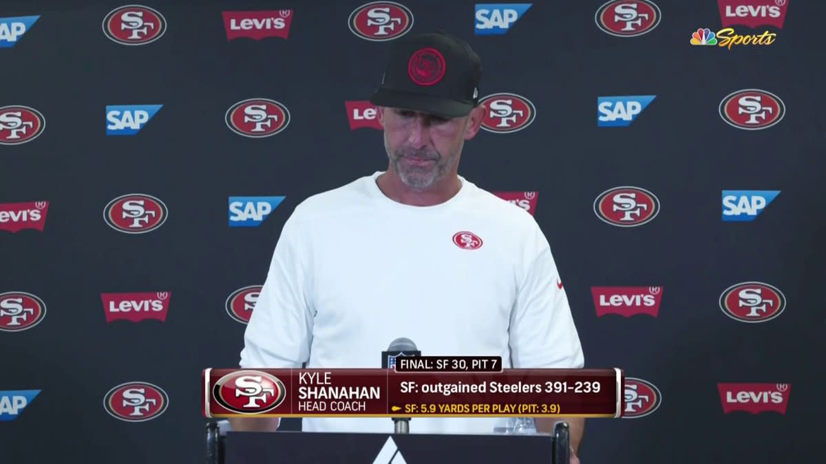 Shanahan couldn't be happier with 49ers' fast start in Week 1