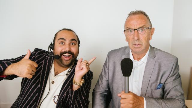Chabuddy G teams up with David 'Bumble' Lloyd for some cricket commentary
