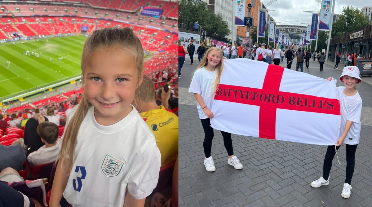 Les jeunes fans de football font “partie de l’histoire” lors de la finale de l’Euro 2022 à Wembley