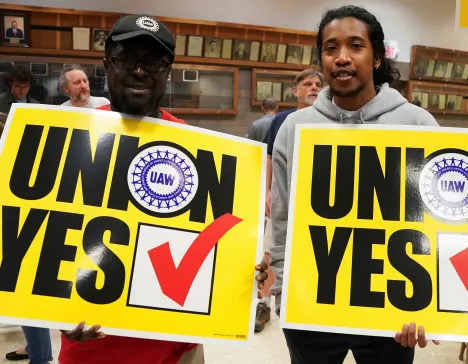 Volkswagen-UAW vote a 'watershed moment' for US labor unions