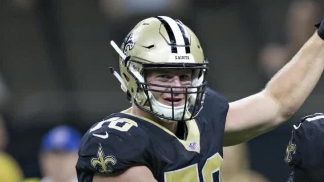 Saints lineman helped save man trapped in car that fell from parking garage