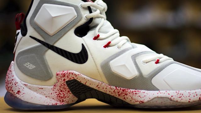 EXCLUSIVE: LeBron Talks About Limited Edition "Friday the 13th" Blood Splatter LeBron 13