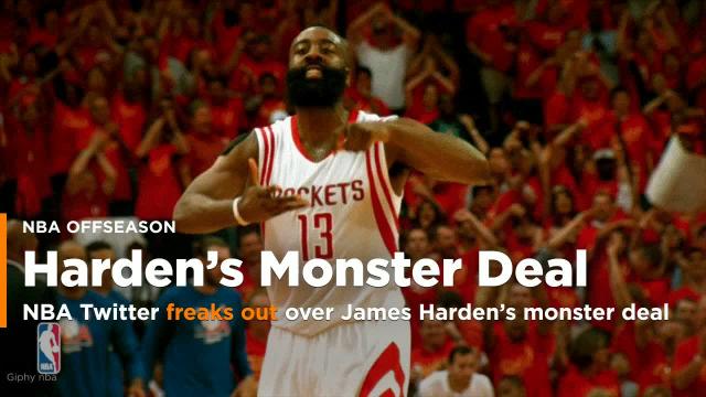 Chris Paul and the rest of NBA Twitter freak out over James Harden's monster deal with Rockets