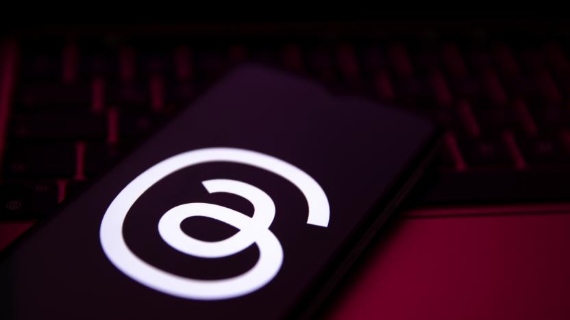 ANKARA, TURKIYE - NOVEMBER 01: In this photo illustration, the logo of Threads is displayed on a mobile phone in Ankara, Turkiye on November 01, 2023. (Photo by Didem Mente/Anadolu via Getty Images)