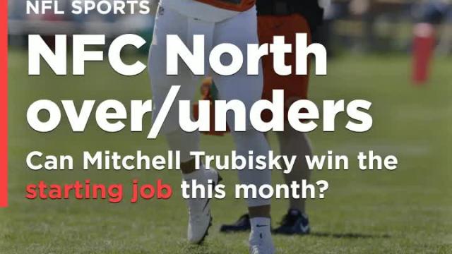 NFC North over/unders: Can Mitch Trubisky win the starting job this month?