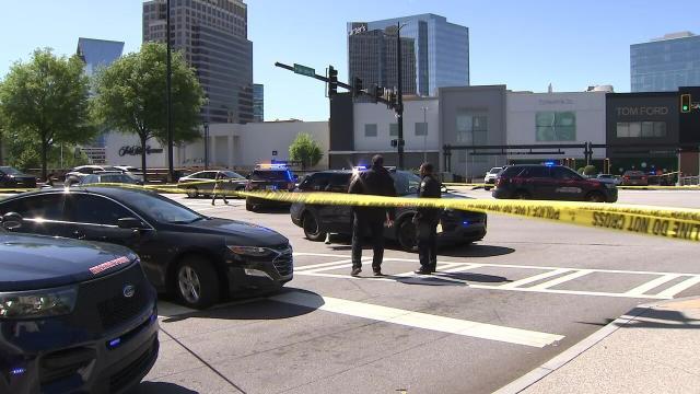 A witness speaks about what she saw in Buckhead shooting near