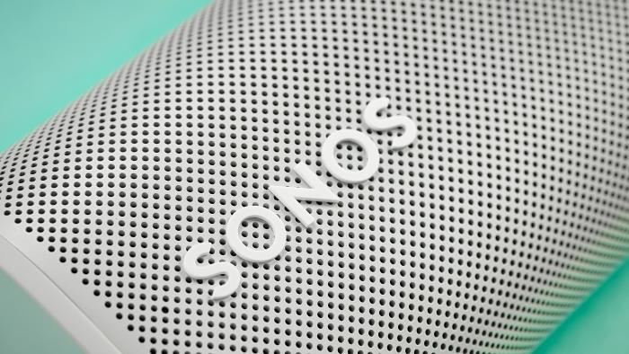 Detail of a Sonos Roam Bluetooth speaker, taken on April 16, 2021. (Photo by Phil Barker/Future Publishing via Getty Images)