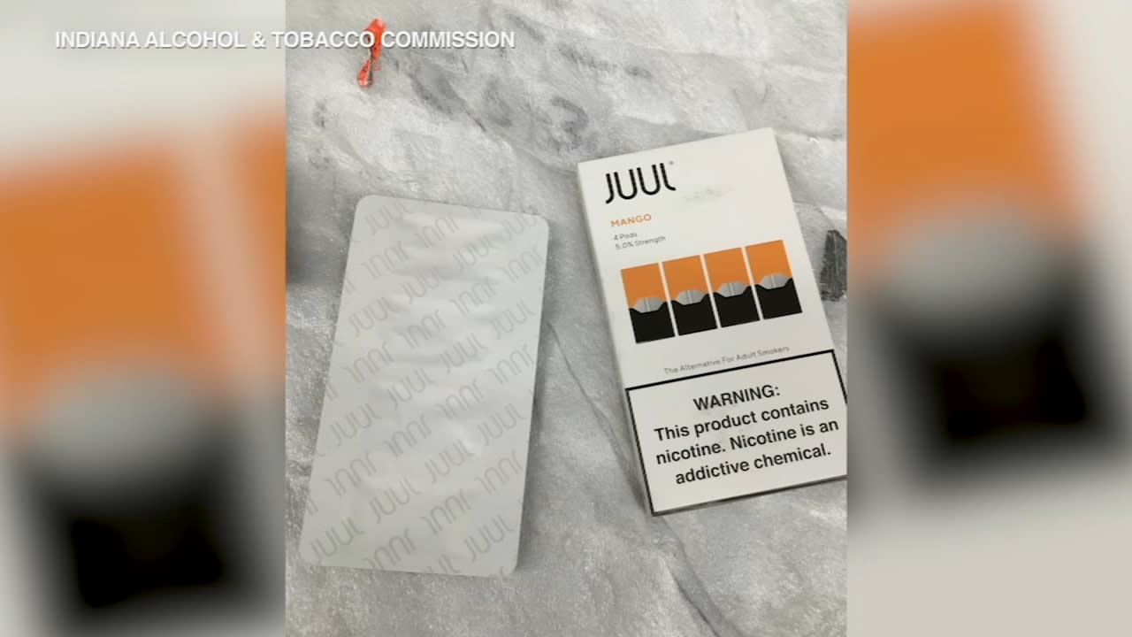 Counterfeit vaping pods seized from Indiana store