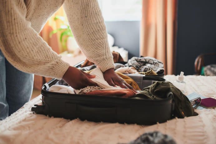 These roll-up travel bags can create so much extra room in your luggage: ‘I was able to pack everything that I needed with room to spare!’