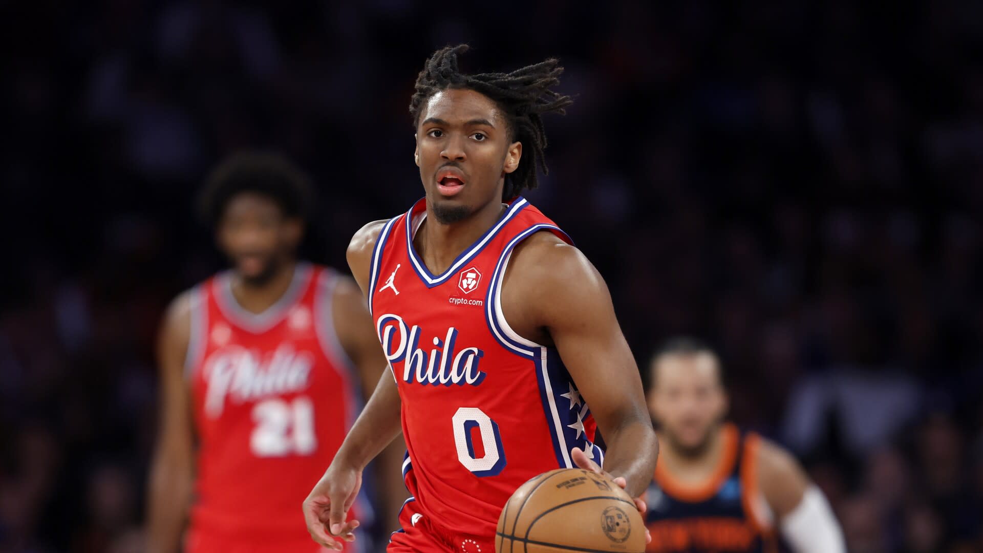 Tyrese Maxey wins NBA Most Improved Player award in close race with Coby White