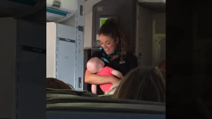 Mom Thanks Woman For Calming Down 4-Month-Old Baby Girl During Flight