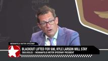 Indy 500 blackout lifted, Kyle Larson to complete race: IMS' Doug Boles