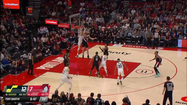 Jerami Grant with a dunk vs the Utah Jazz