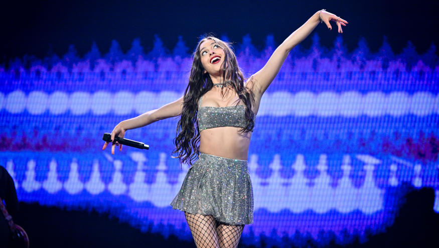 DUBLIN, IRELAND - APRIL 30: Olivia Rodrigo performs live at the 3 Arena on April 30, 2024 in Dublin. (Photo by Samir Hussein/Getty Images for LIVE Nation)