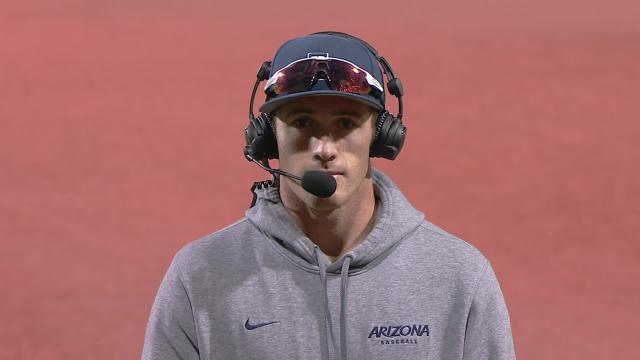 No. 10 Arizona's Jacob Berry breaks down his big fly and his bat flip