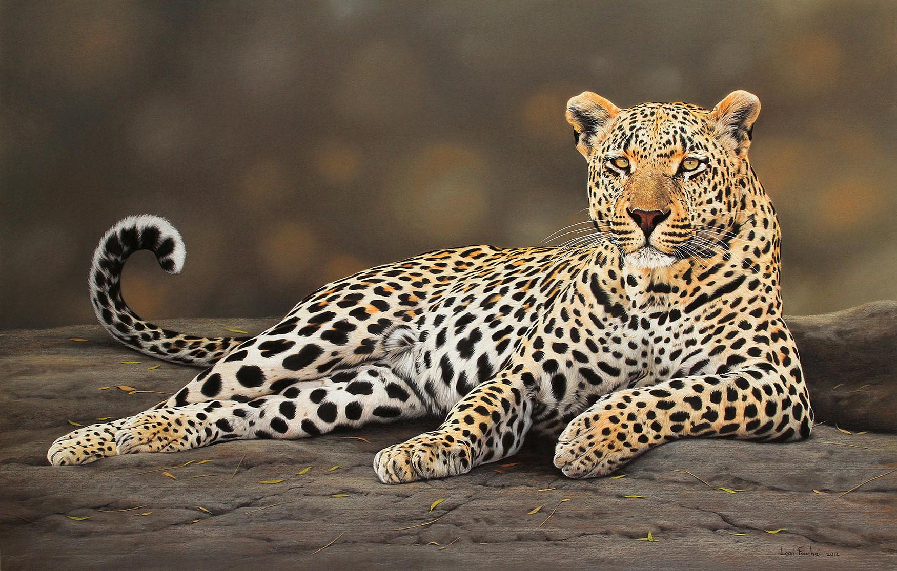 Hyperreal animal paintings