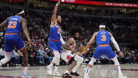 Jalen Brunson's 45 points lifts Knicks to 128-117 win over Bulls