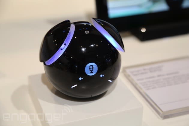 Sony's voice-controlled speaker can follow you around the room