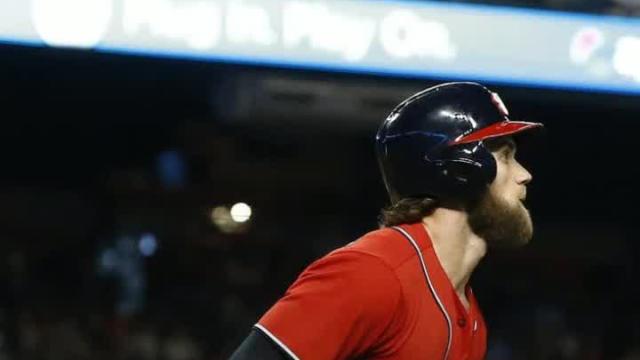 Bryce Harper greets debuting D-Backs pitcher with Statcast-breaking homer