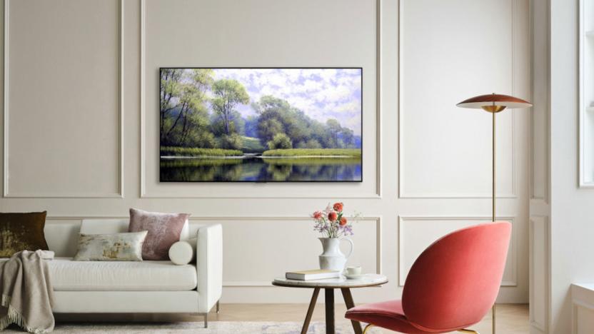 LG OLED evo TV wall mount