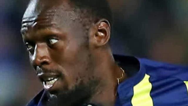 Usain Bolt makes his pro soccer debut for Australian club