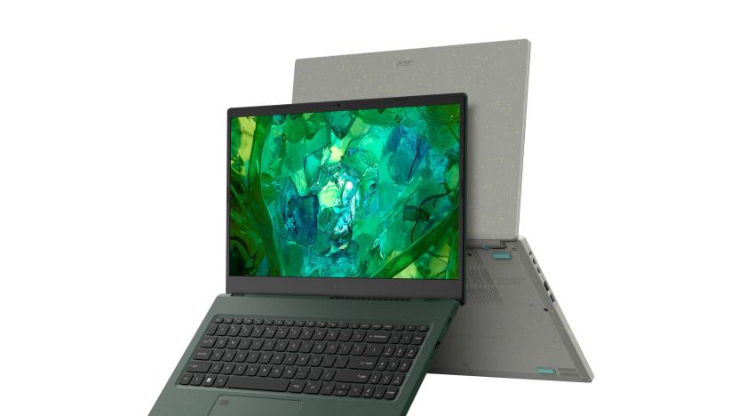 Acer's new eco-friendly laptop more recycled plastic than ever.