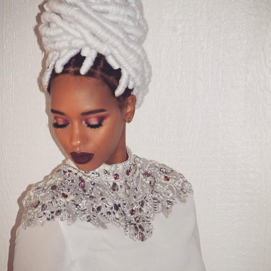 21 Beautiful Black Women Slaying In Yarn Twists Braids And Locs