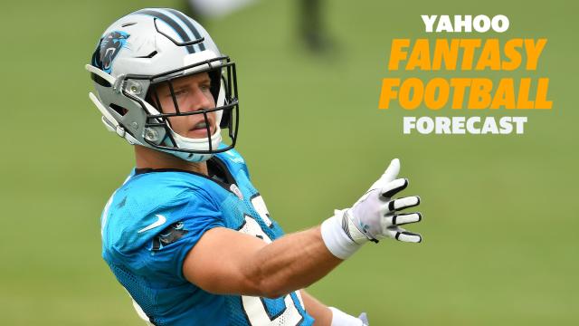 How many snaps will Mike Davis get with Christian McCaffrey returning for the Panthers?
