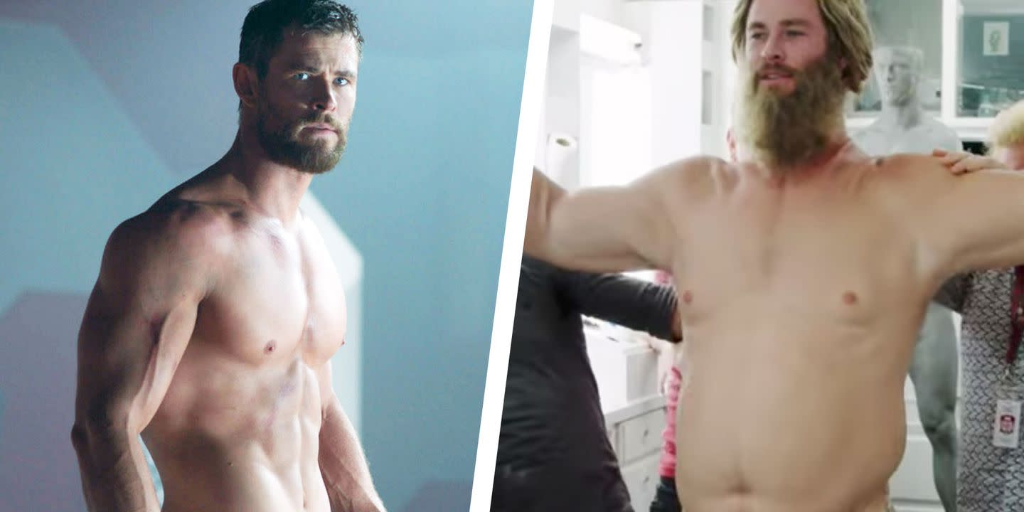 Watch Chris Hemsworth Transform Into Fat Thor