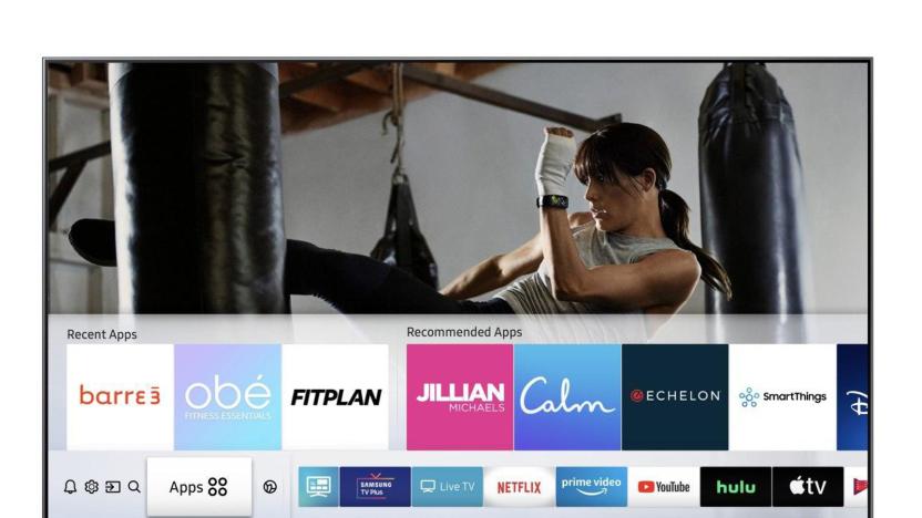 Fitness apps on Samsung TV