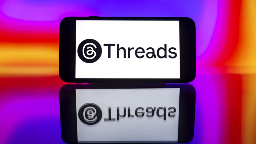 INDIA - 2024/03/12: In this photo illustration, the Threads logo is seen displayed on a mobile phone screen. (Photo Illustration by Idrees Abbas/SOPA Images/LightRocket via Getty Images)