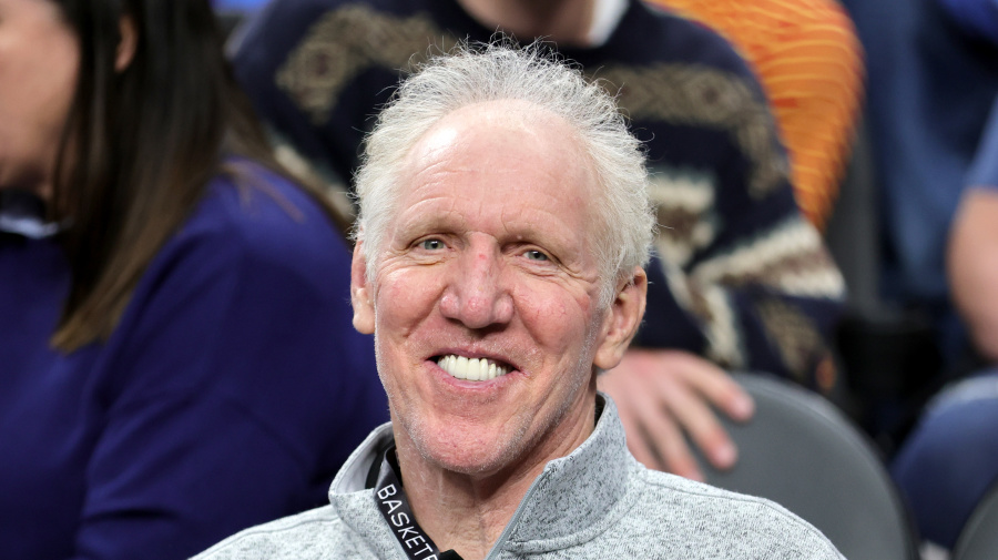 Getty Images - LAS VEGAS, NEVADA - MARCH 11: Sportscaster and former NBA player Bill Walton attends a game between the USC Trojans and the UCLA Bruins during the Pac-12 Conference basketball tournament semifinals at T-Mobile Arena on March 11, 2022 in Las Vegas, Nevada. The Bruins defeated the Trojans 69-59. (Photo by Ethan Miller/Getty Images)