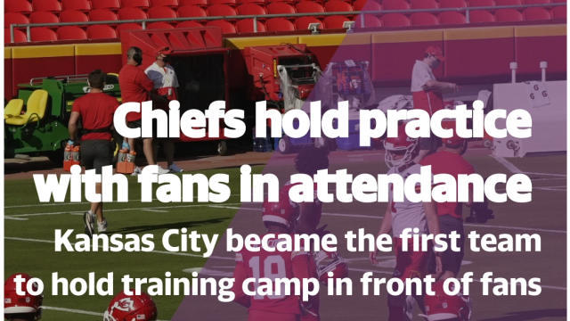 Chiefs hold training camp practice with fans amid COVID-19 pandemic