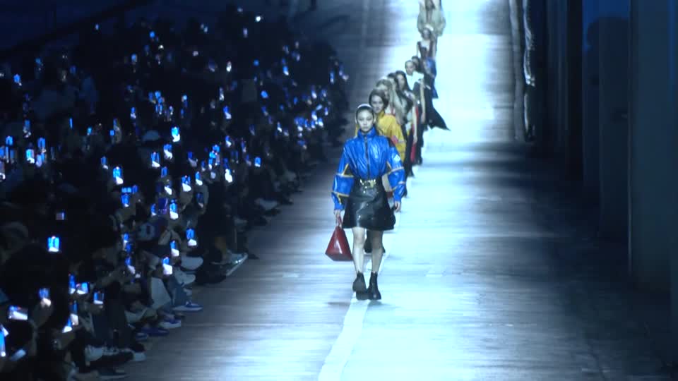 Louis Vuitton holds a fashion show at Jamsu Bridge
